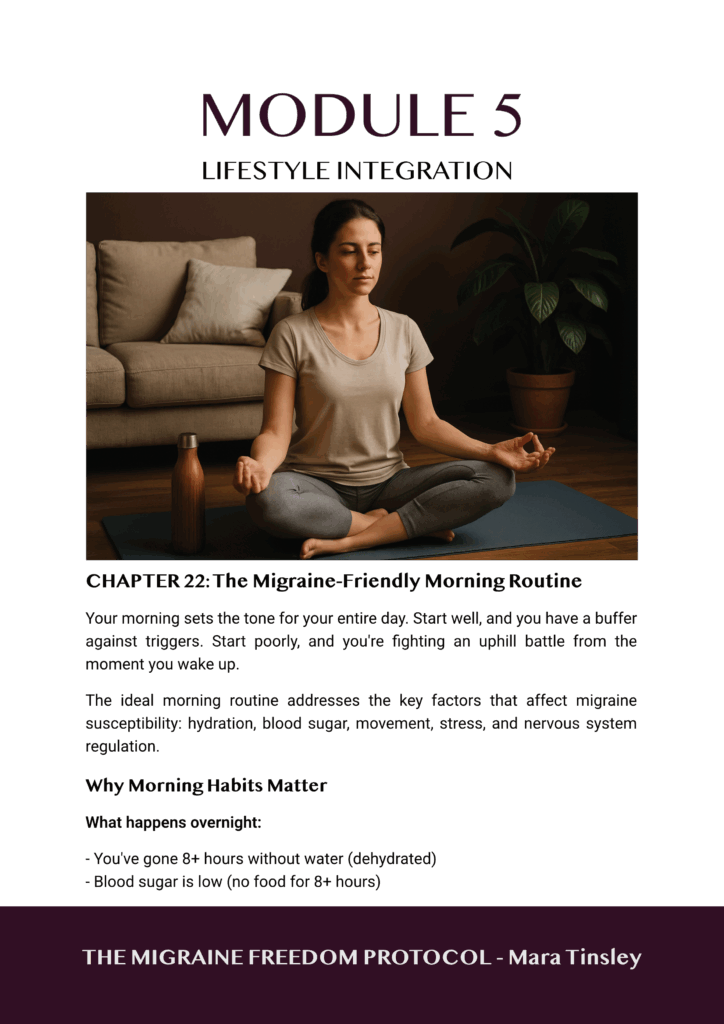 The Migraine Freedom Protocol Module 5